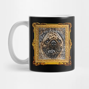 Pug loves painting Mug